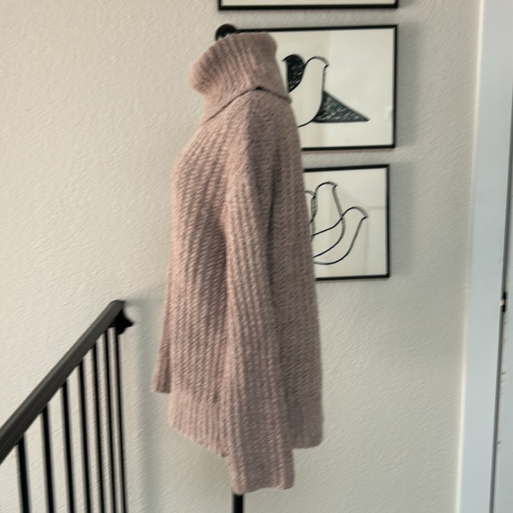 Cozy Beige Turtleneck Sweater - Picture 8 of 12